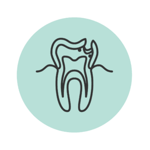 Icon of Tooth with Decay