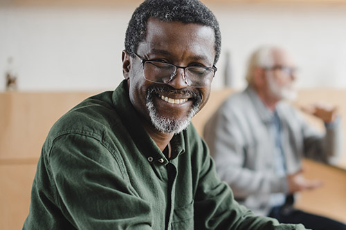 Smiling older african american man   sf oral surgery