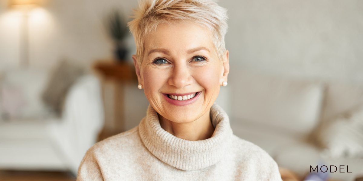 Female model for dental implants   sf oral surgery